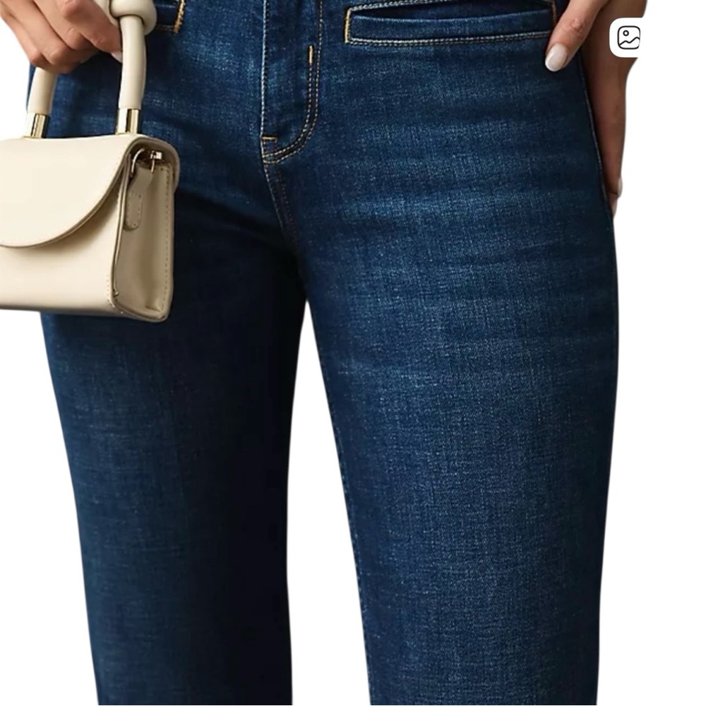 MAEVE by ANTHROPOLOGIE Essential Mid Rise Kick Flare Jeans